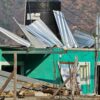 Una tormenta con viento y granizo deja sin techo a algunas viviendas en Oaxaca