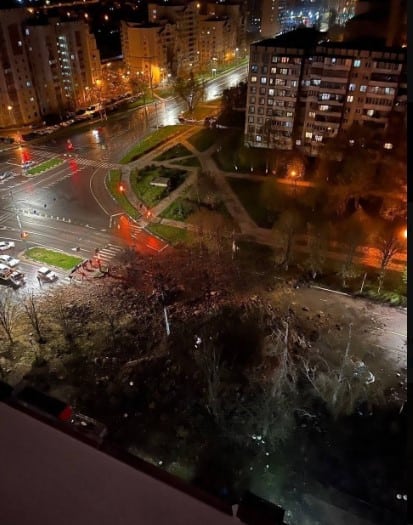 Avión ruso lanza bomba una zona residencial