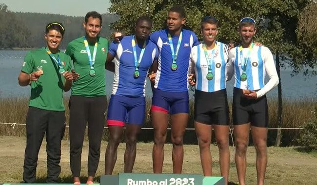 Atletas mexicanos de remo cierran actividad en Prepanamericano de Chile con 6 medallas