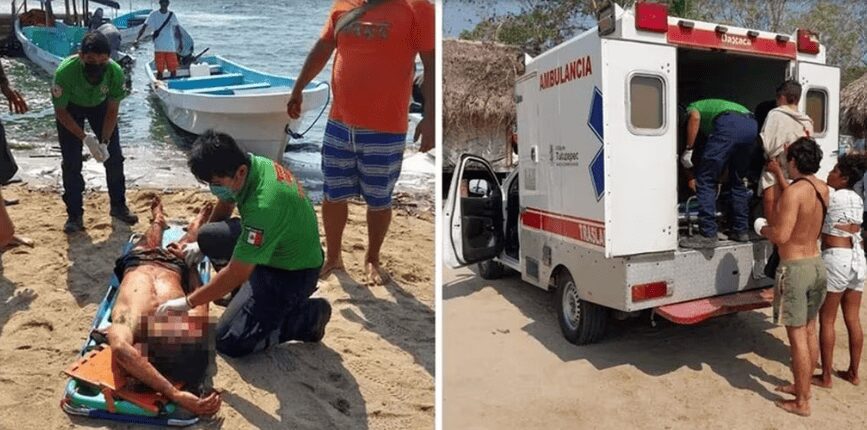 Hombre mata a machetazos a argentino en una playa de Oaxaca