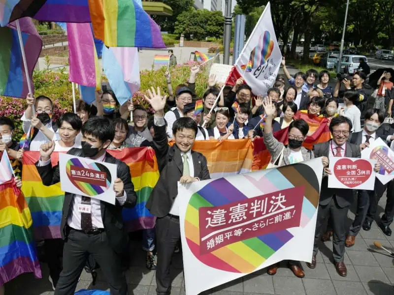 Tribunal declara inconstitucional la prohibición del matrimonio igualitario en Japón