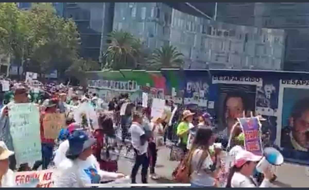 En día de las madres, marcha de madres buscadoras para exigir justicia por sus hijas e hijos desaparecidos