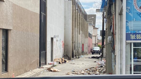 Encuentran cuerpo calcinado en Zona Centro de Tijuana