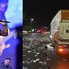 Dejan cochinero después de concierto de Julión Álvarez