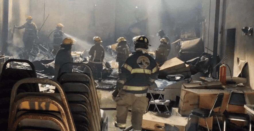 A unos días de las elecciones, se incendia un edificio del Instituto Electoral en Coahuila