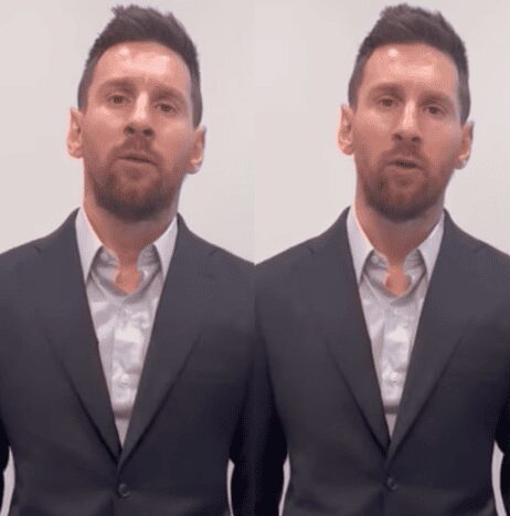 Messi graba video para pedir perdón por su viaje a Arabia Saudita