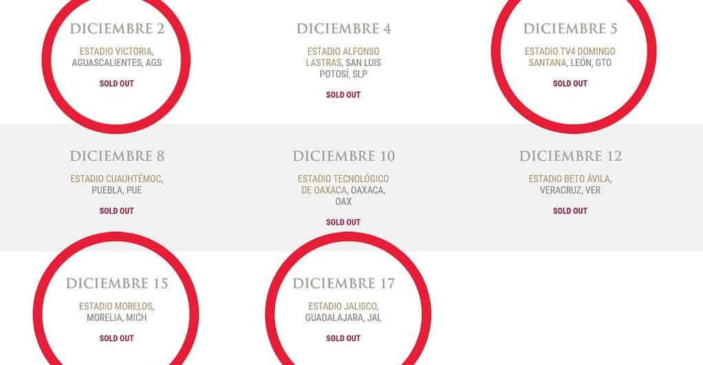 Salen nuevas fechas para conciertos de Luis Miguel en México