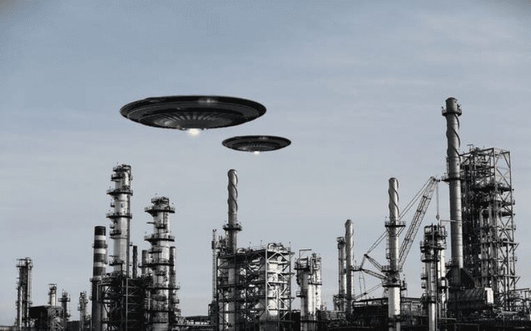 Los ovnis cargan combustible en refinería de Tamaulipas