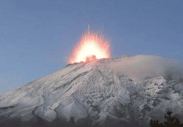 Alerta por exhalaciones del Popocatépetl
