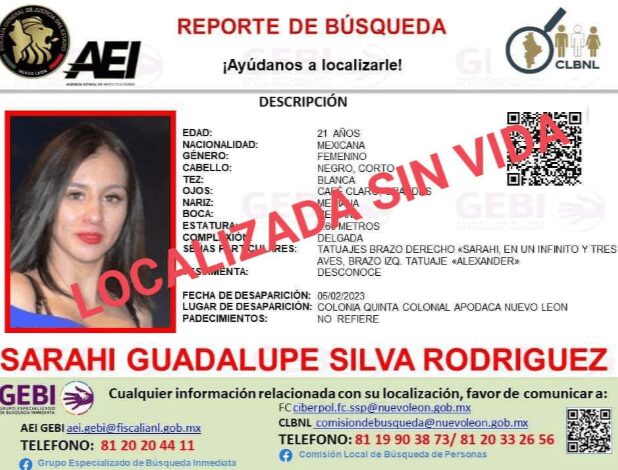 Circula video donde se llevan el cuerpo de Sarahí, mujer asesinada en Nuevo León