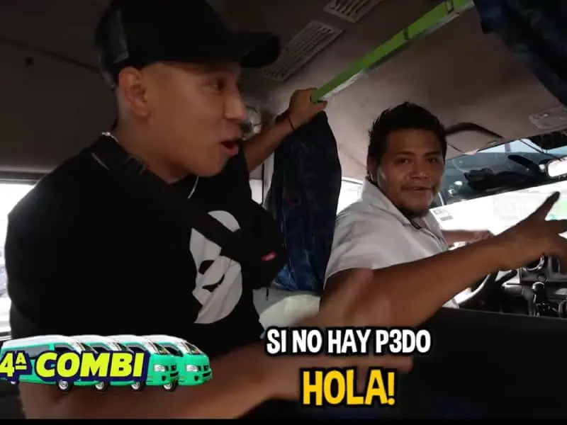 Famoso Youtuber pone a prueba transporte más peligroso de Ecatepec