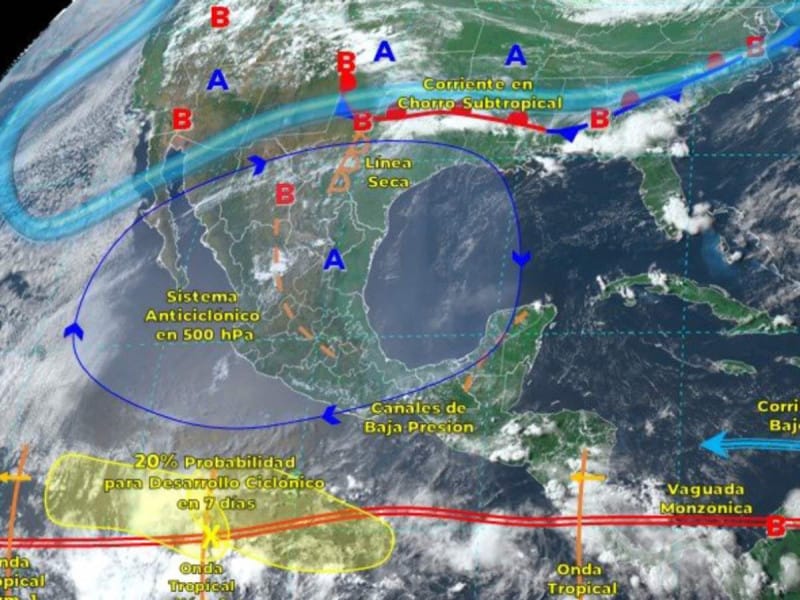 Este 14 de junio en México se esperan temperaturas superiores a 45 °C