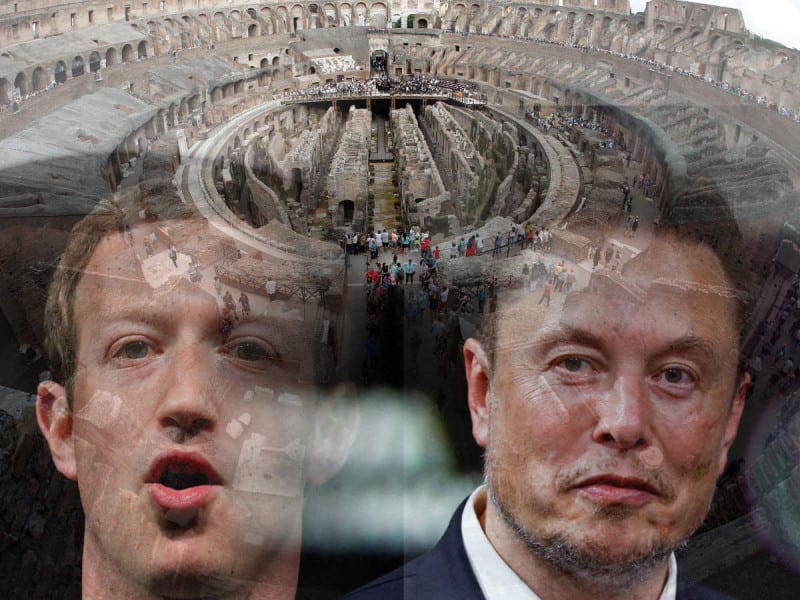Mark Zuckerberg y Elon Musk quieren pelear en el Coliseo Romano