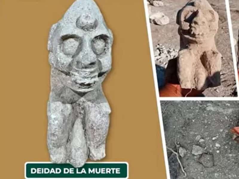 Deidad de la muerte es encontrada en tramo 7 del Tren Maya