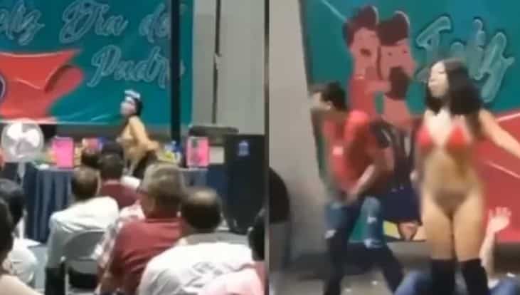 Alcalde de Chiapas convierte en table dance el palacio municipal