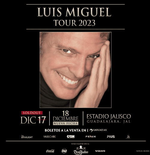 Luis Miguel abre otra fecha en Guadalajara