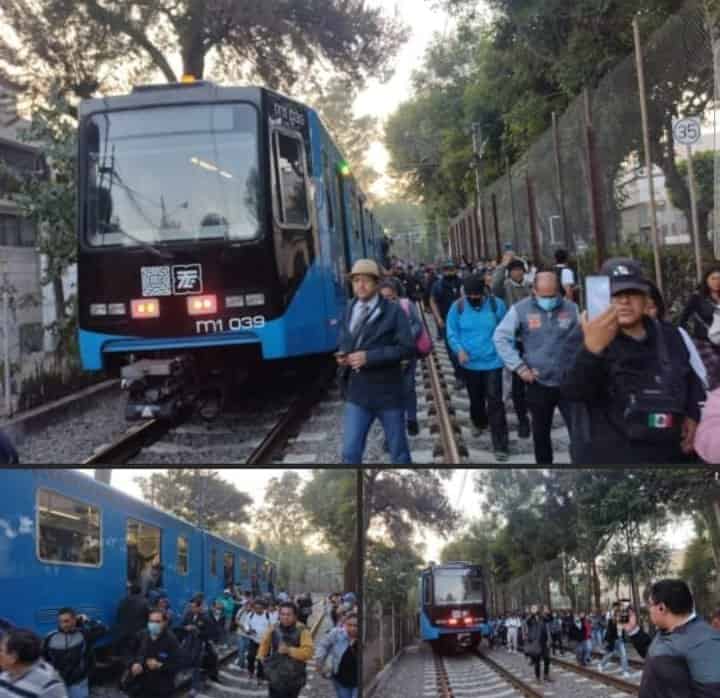 Suspenden servicio del tren ligero de Xochimilco a Huipulco