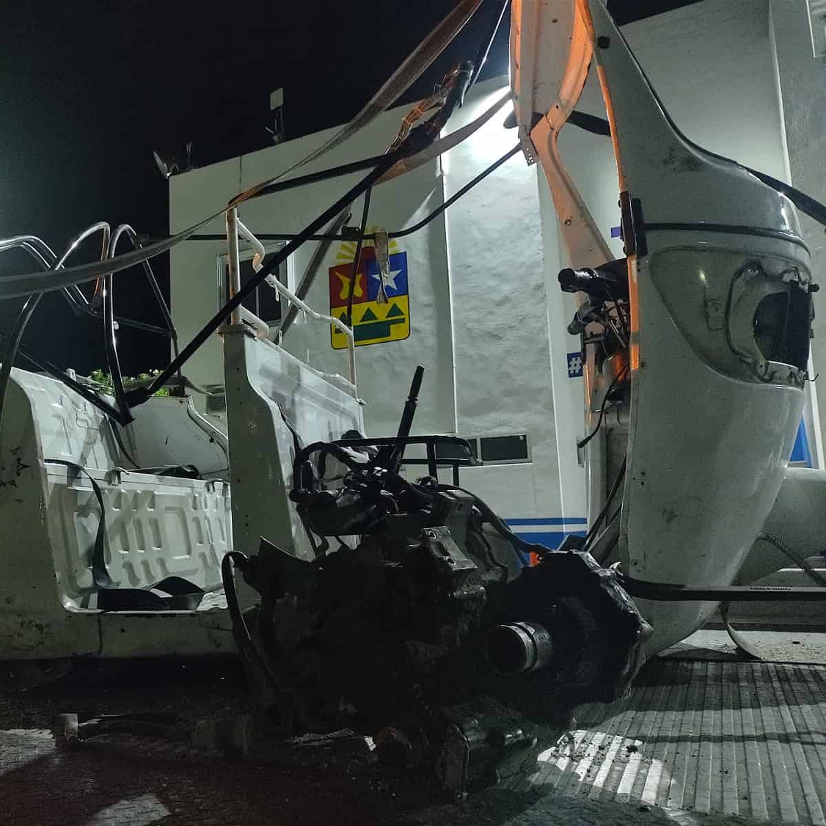 Atrapan a sujeto que robaba autopartes en Solidaridad