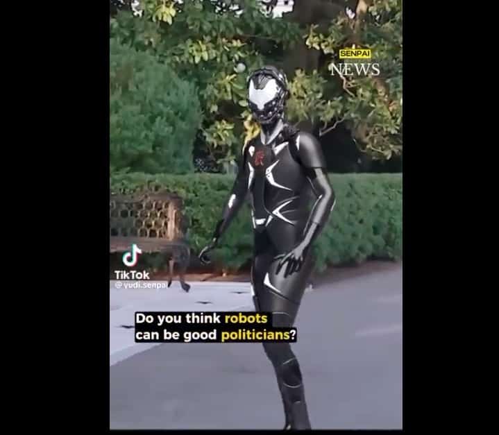 ¿Crees que los robots podrían ser buenos políticos?