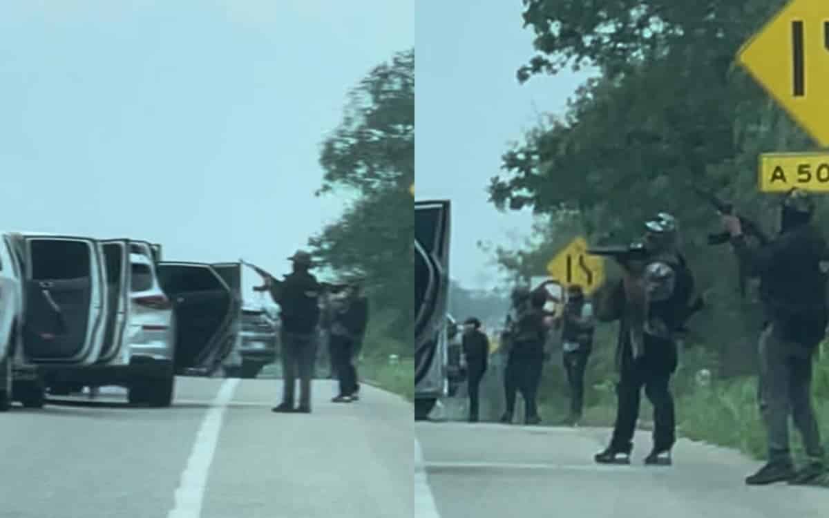 14 trabajadores de la Secretaría de Seguridad de Chiapas fueron secuestrados por comando armado