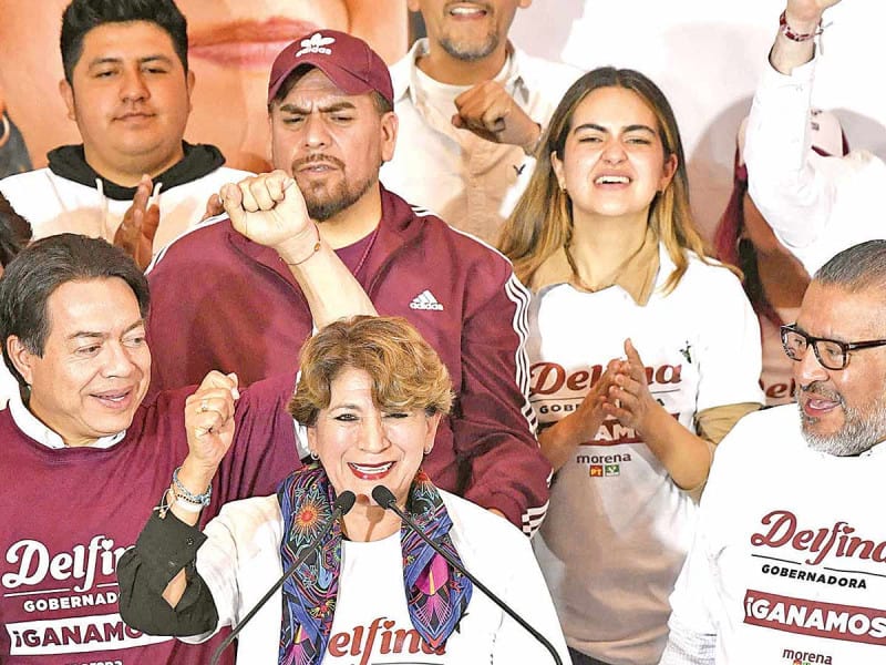 Tras 94 años de dominio del PRI en el Edomex, Morena arrebata la plaza.