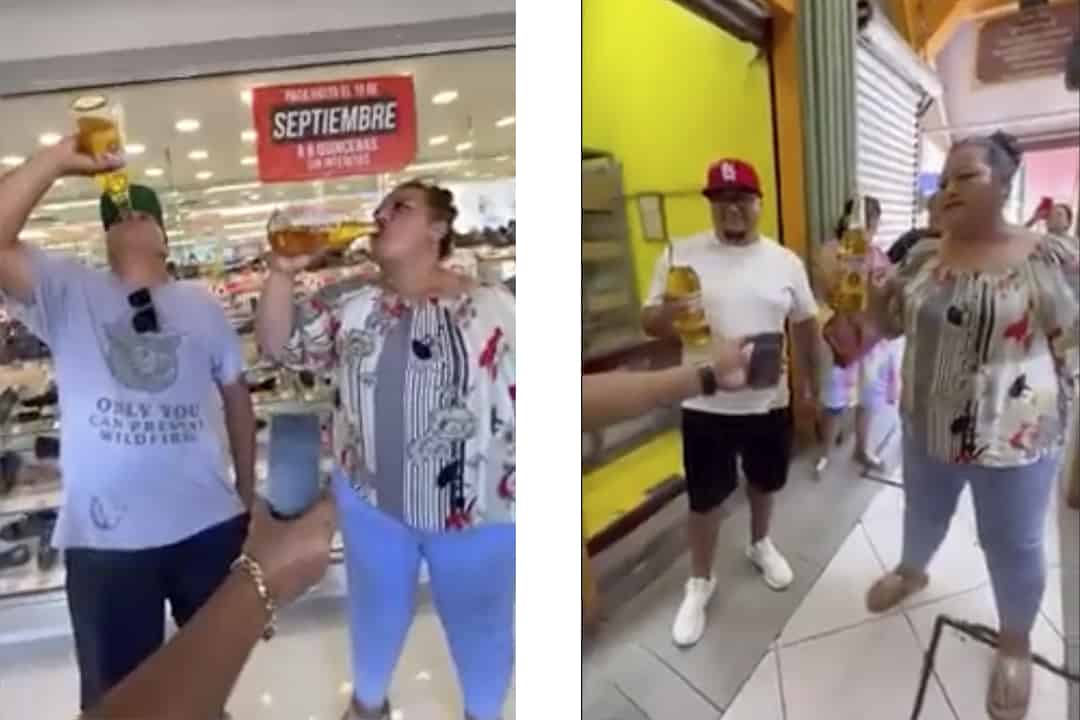 Nace una leyenda alias “Doña Chela”, la mujer bebe una cerveza en menos de un minuto
