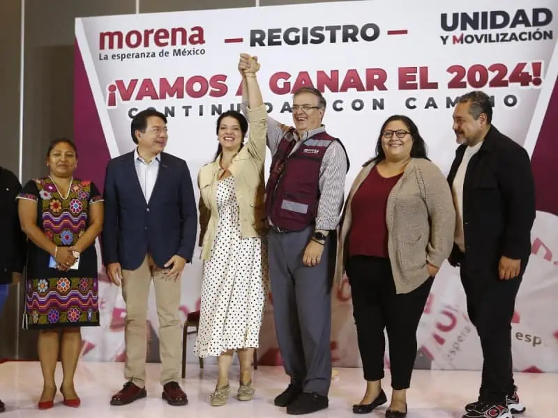 Marcelo Ebrard queda oficialmente registrado como aspirante a candidato presidencial de Morena
