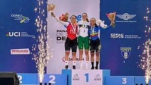 Medalla histórica para México; Velasco se corona campeona panamericana de ciclismo
