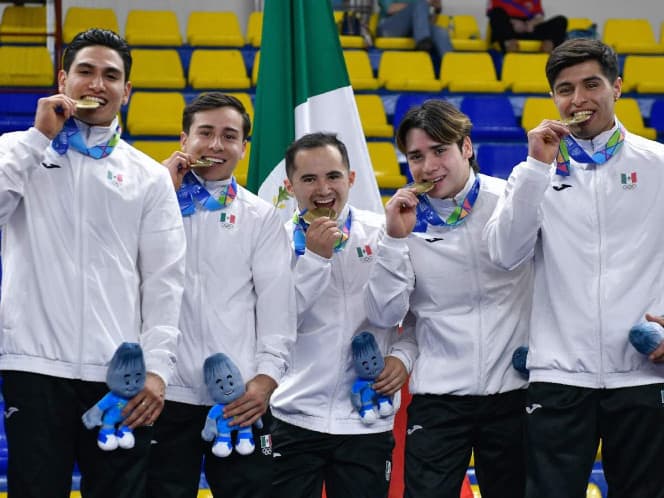 La quinteta de Gimnasia Artística varonil da primer oro a México