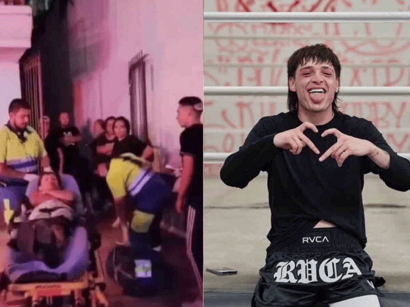 Niño cae desde azotea por ver a Peso Pluma