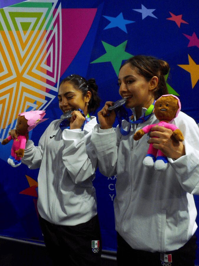 Andrea de la Herran y Yesica Hernández obtienen 2 medallas más para México en Juegos Centroamercianos