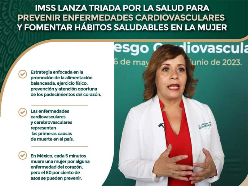 En México, cada 5 minutos muere una mujer por padecimientos cardiacos
