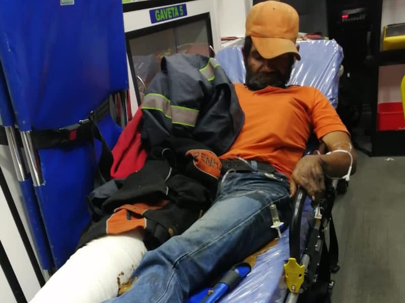 Hospitales le niegan atención a un indigente atropellado en el Estado de México