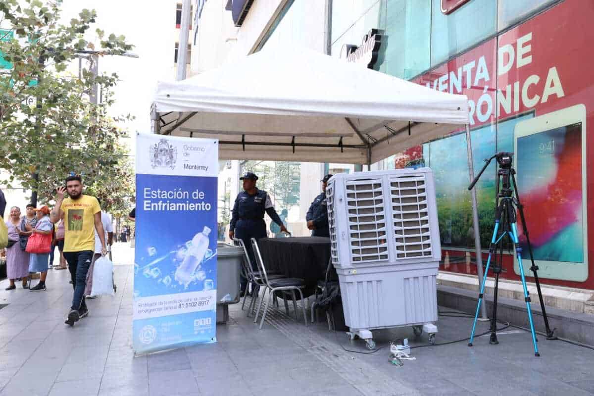 Monterrey instala centros de enfriamientos ante tercera ola de calor