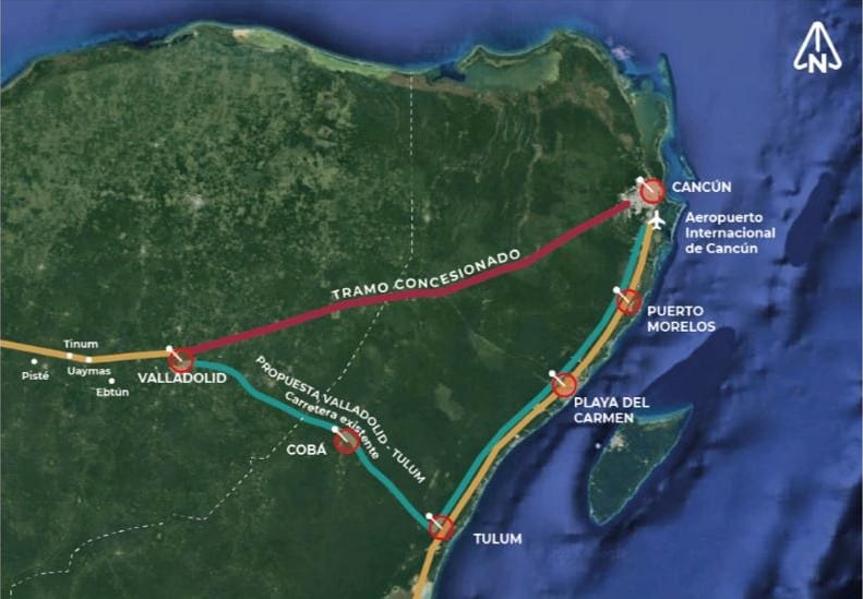Tren Maya: los daños ya son visibles en Google Earth