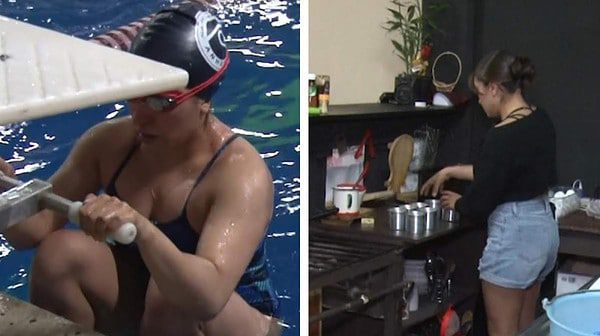 Nadadora vende gelatinas para competir en los Juegos Mundiales de los Trabajadores y Amateur