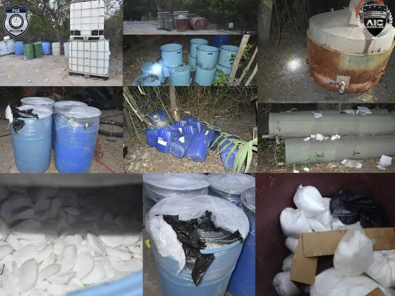 Encuentran narcolaboratorio en Morelos