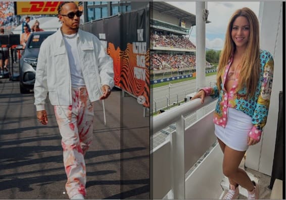 ¡Lewis Hamilton y Shakira anuncian romance!