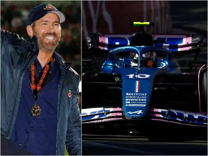 Ryan Reynolds compra parte del equipo Alpine de F1