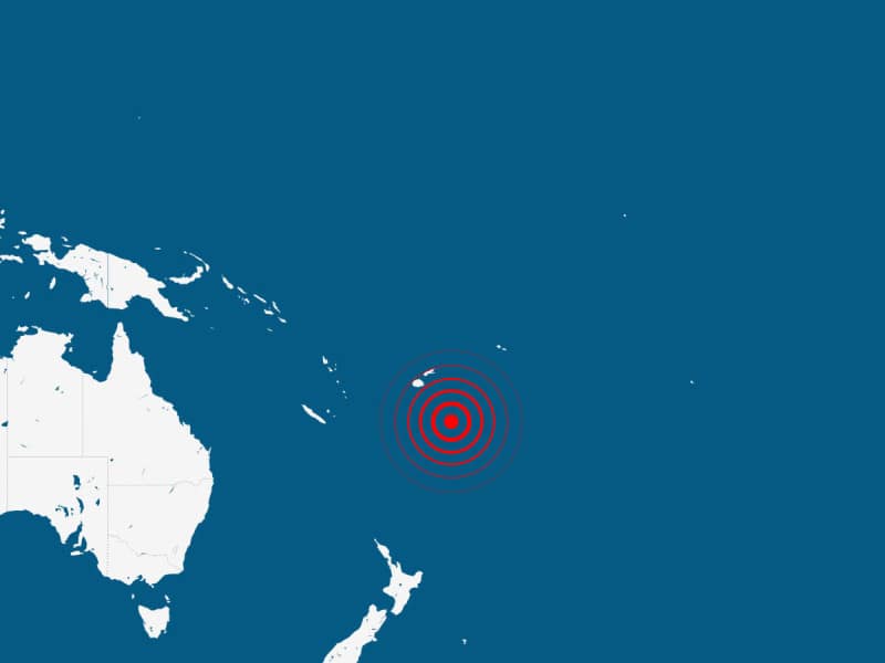 Un sismo de 7.2 sacude islas de Fiji y Tonga