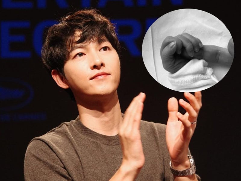 El actor surcoreano Song Joong Ki anuncia que ya es papá con tierna foto