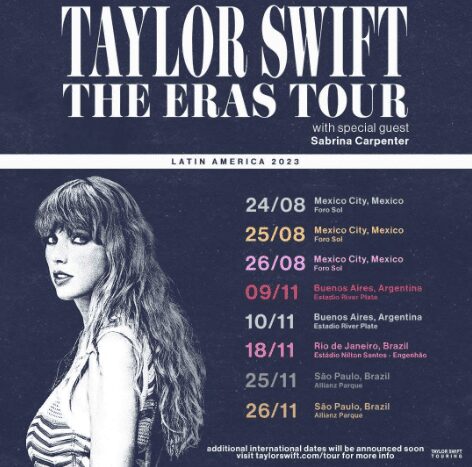 ¡Taylor Switf en Mexico! conoce las fechas de los conciertos