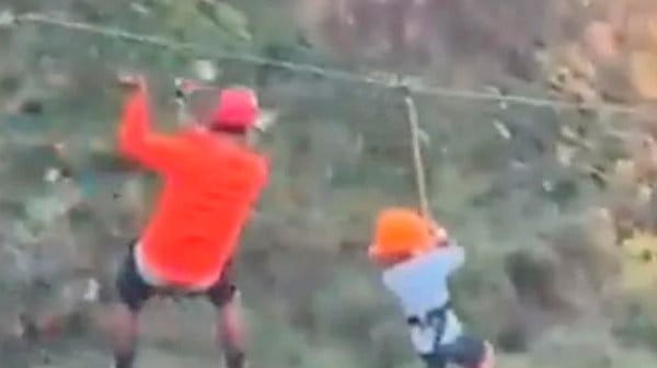 Tras falla en tirolesa, cae un niño a 12 metros de altura en Nuevo León