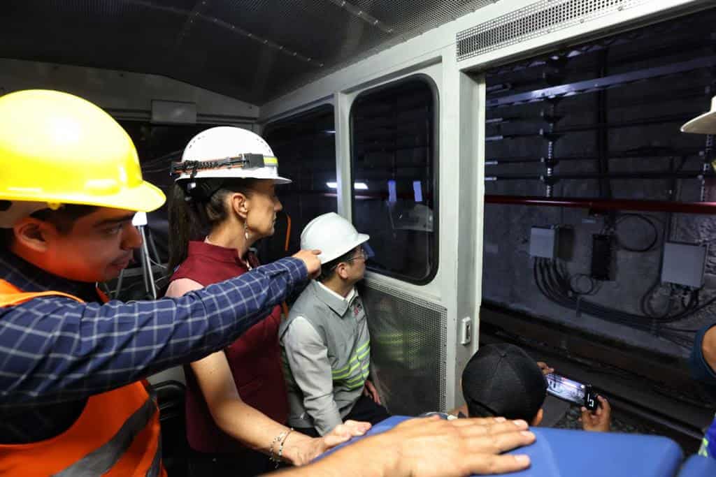 Supervisan pruebas del sistema de red LTE en la nueva línea 1 del Metro