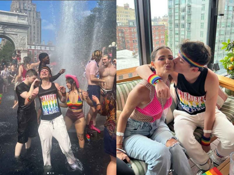 Noah Schnapp quien intrepreta a Will Byers en 'Stranger Things' celebró su primer Pride