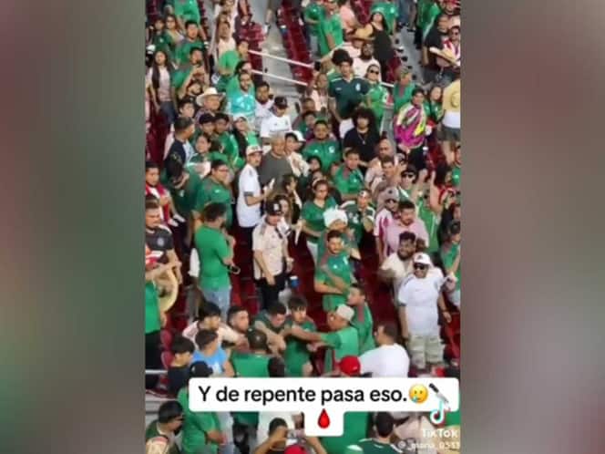 Violencia en el México vs Qatar; un aficionado fue apuñalado con un cuchillo