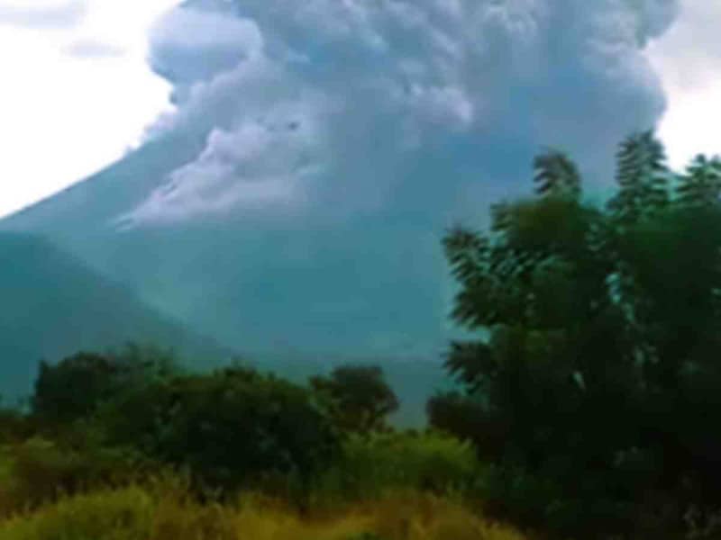 Reportan explosión del volcán San Cristóbal de Nicaragua