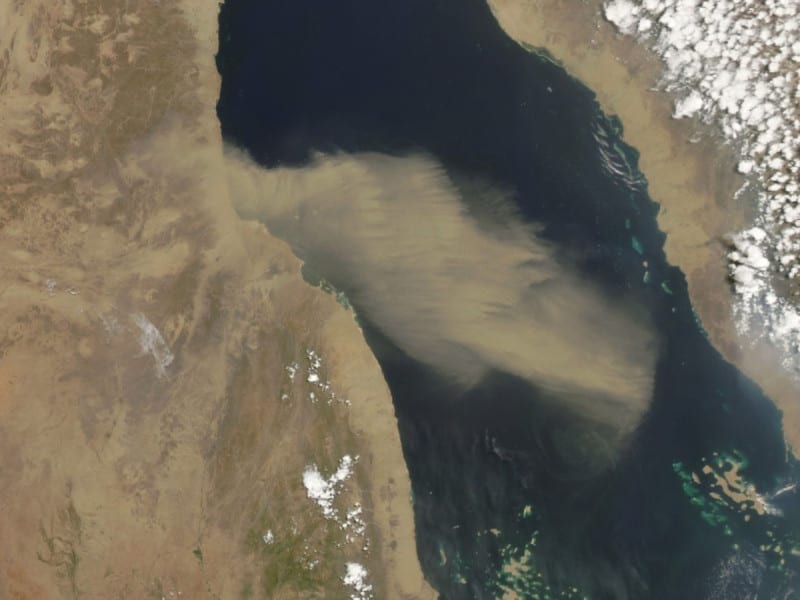 Nueva nube de polvo del Sahara alerta al Servicio Meteorológico Nacional
