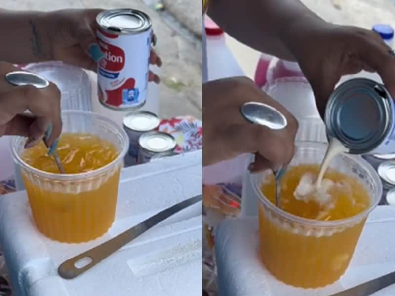 Presume ganar más de 80 mil pesos al mes; vendedora de jugos