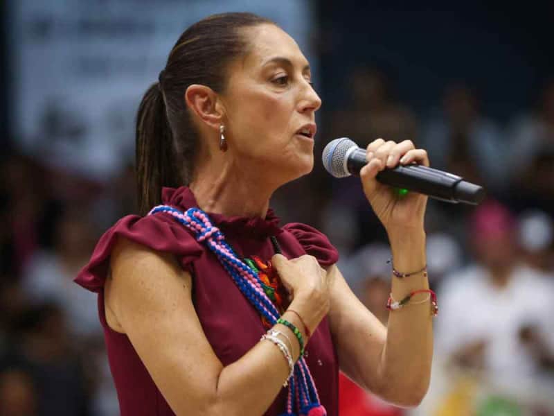 Claudia Sheinbaum arremete contra Vicente Fox en Guanajuato